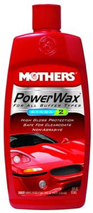 Mothers 08716 Car Wax; Power Products; For All Buffer Types; 16 Ounce; Without Applicator