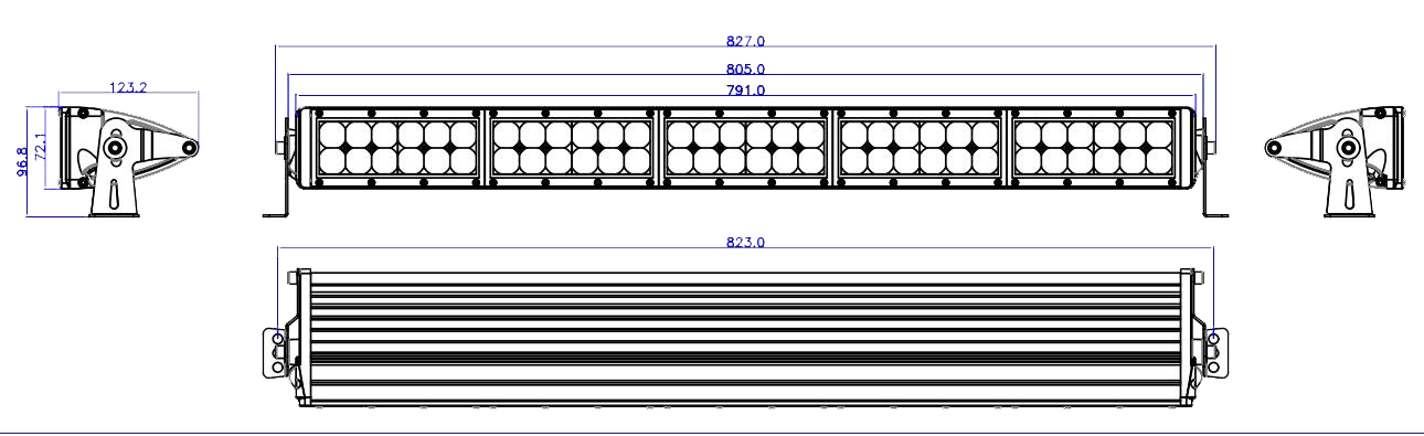 SpeedDemon 30" Infinity Dual Row Light Bar