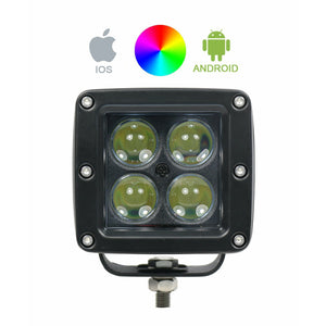 SpeedDemon 4PACK Driving Light - RGB Color Changing (Clearance)