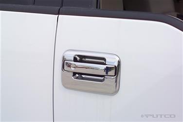 Putco 401007 Exterior Door Handle Cover; Chrome Plated