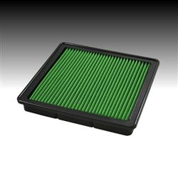 Green Filter 2404 Air Filter; OEM Series; Washable; Green; Cotton Gauze; Panel; 10.188 Inch Length x 9-1/2 Inch Width x 1 Inch Height