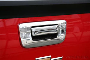 Putco 401090 Tailgate Handle Cover; Chrome Plated; ABS Plastic; With Tailgate Handle Trim; With Keyhole