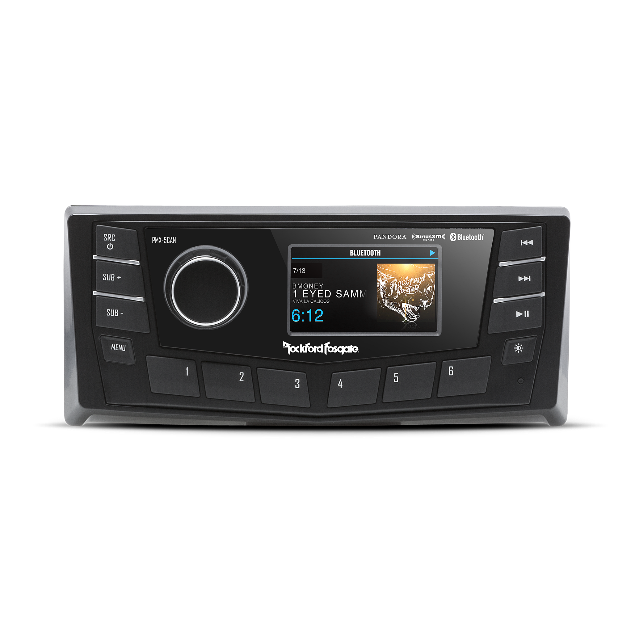 Rockford Fosgate PMX-5CAN Marine digital media receiver with Bluetooth® and CANbus connectivity (does not play CDs)