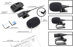 Xtenzi External Microphone Mic Assembly Compatible with Bluetooth Kenwood